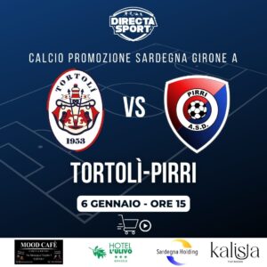 Calcio Promozione Gir. A - Tortolì Calcio 1953-Calcio Pirri