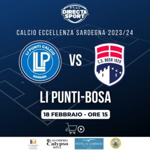 Calcio Eccellenza – Li Punti Calcio-CS Bosa Calcio