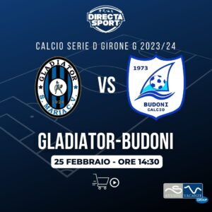 Calcio Serie D Gir. G - Gladiator 1924-Pol. Calcio Budoni