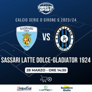 Calcio Serie D Gir. G - Sassari Calcio Latte Dolce-Gladiator 1924