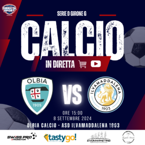 Calcio Serie D Gir. G - Olbia Calcio-ASD Ilvamaddalena 1903