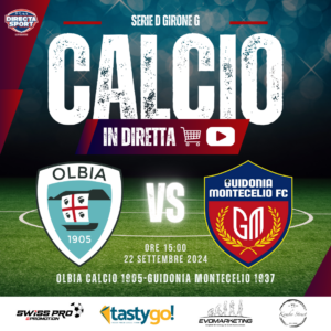 Calcio Serie D Gir. G - Olbia Calcio 1905-Guidonia Montecelio 1937