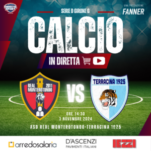 Calcio Serie D Gir. G - ASD Real Monterotondo-Terracina 1925