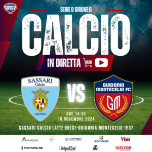 Calcio Serie D Gir. G - Sassari Calcio Latte Dolce-Guidonia Montecelio 1937