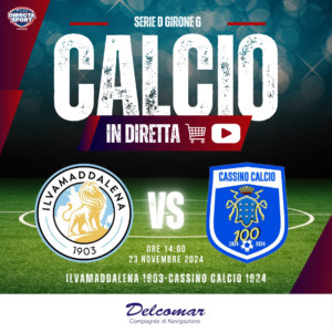 Calcio Serie D Gir. G - Ilvamaddalena 1903-Cassino Calcio 1924