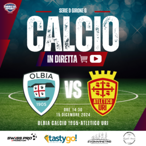 Calcio Serie D Gir. G - Olbia Calcio 1905-Atletico Uri