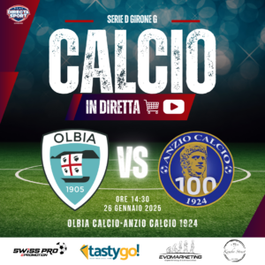 Calcio Serie D Gir. G - Olbia Calcio-Anzio Calcio 1924