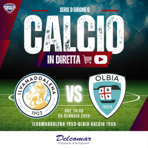 Calcio Serie D Gir. G - Ilvamaddalena 1903-Olbia Calcio 1905