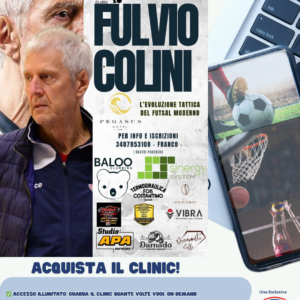 Sassari Futsal Clinic - Fulvio Colini, l'evoluzione tattica del futsal moderno