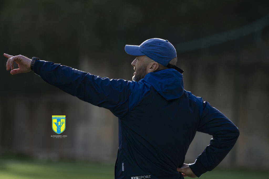 Alberto Piras, allenatore Villacidrese (Foto di Alessandro Loddi)